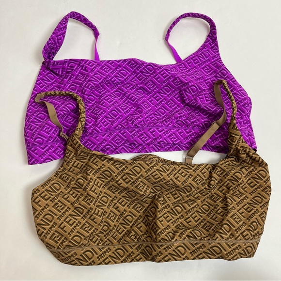 FENDI X SKIMS Bralette Scoop Bra 2 Pack - Picture 11 of 13